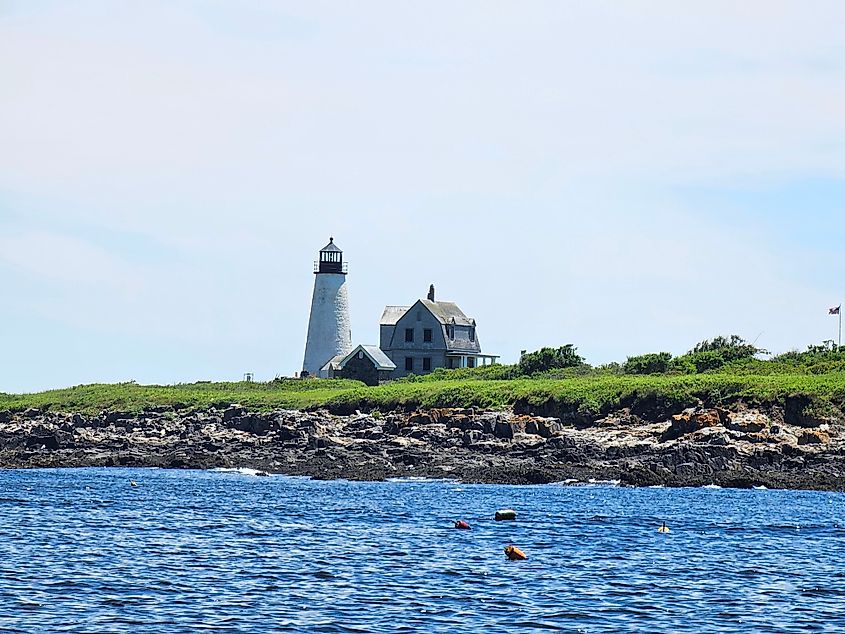 Wood Island Lighthouse, Biddeford, Maine.