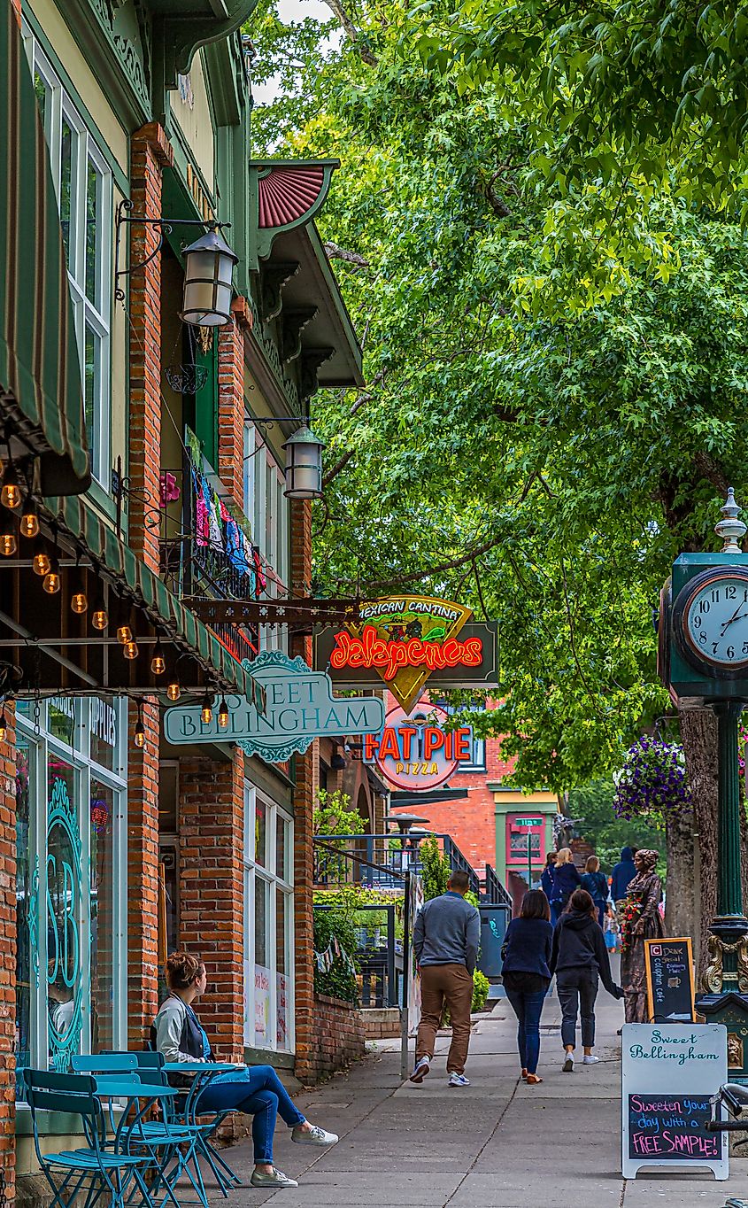 Located on Bellingham Bay with Mount Baker as its backdrop in the town of Bellingham. Editorial credit: Darryl Brooks / Shutterstock.com