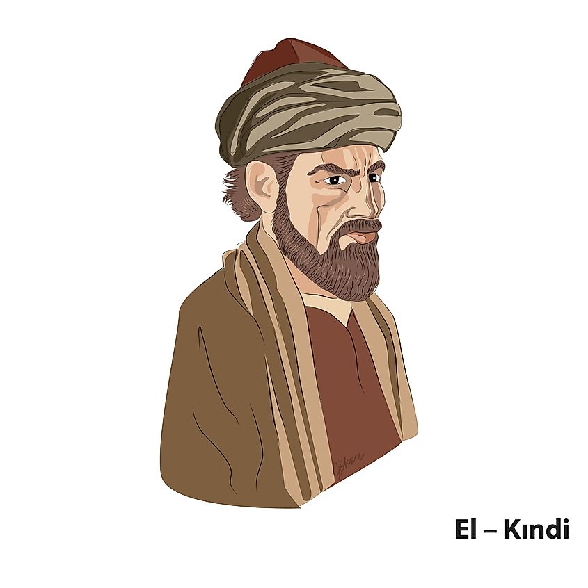 Illustration of Al-Kindi