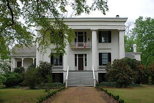 The Robert Toombs House State Historic Site, also a National Historic Landmark. 