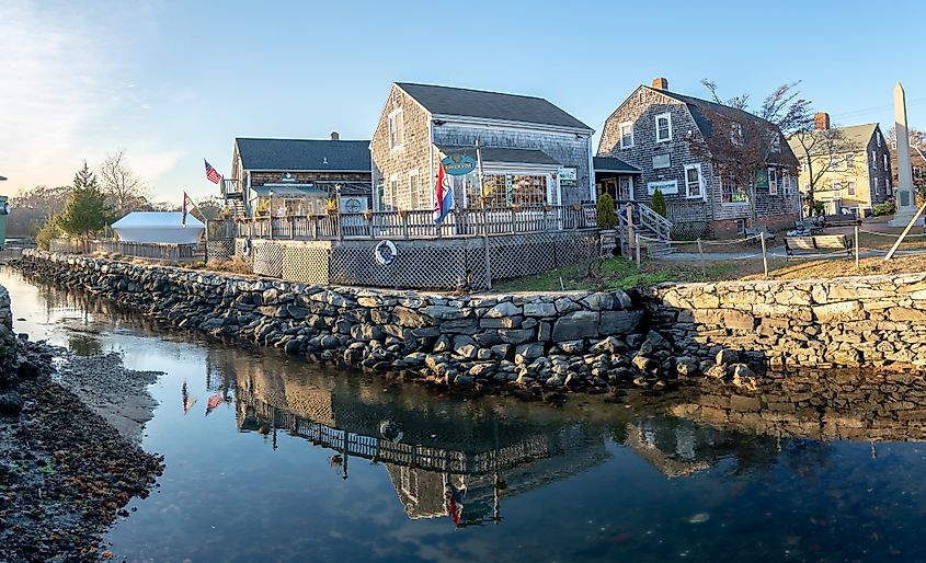 The waterfront at Wickford, Rhode Island