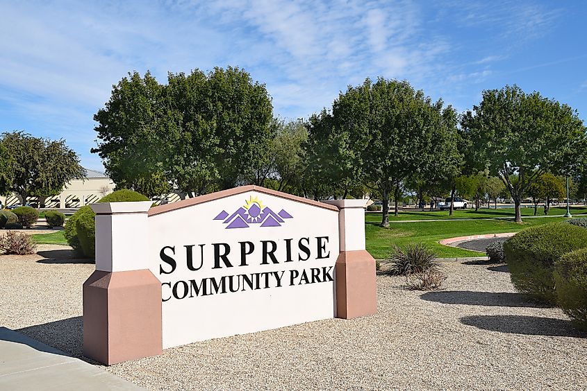 Surprise Community Park in Surprise, Arizona