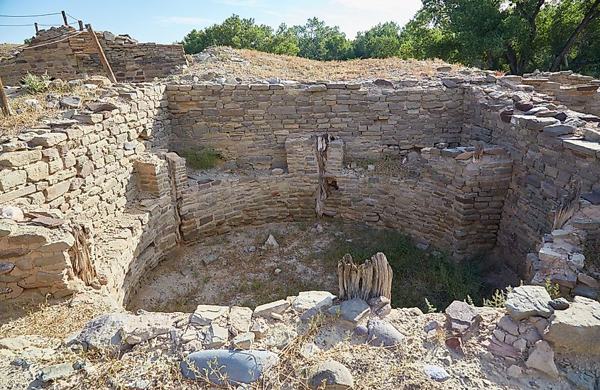 Salmon Ruins near Bloomfield, New Mexico.