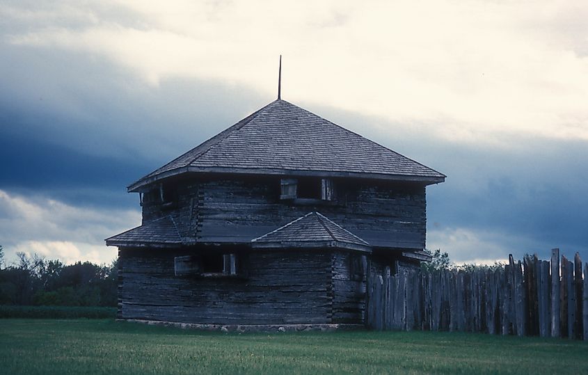 Fort Abercrombie in North Dakota.