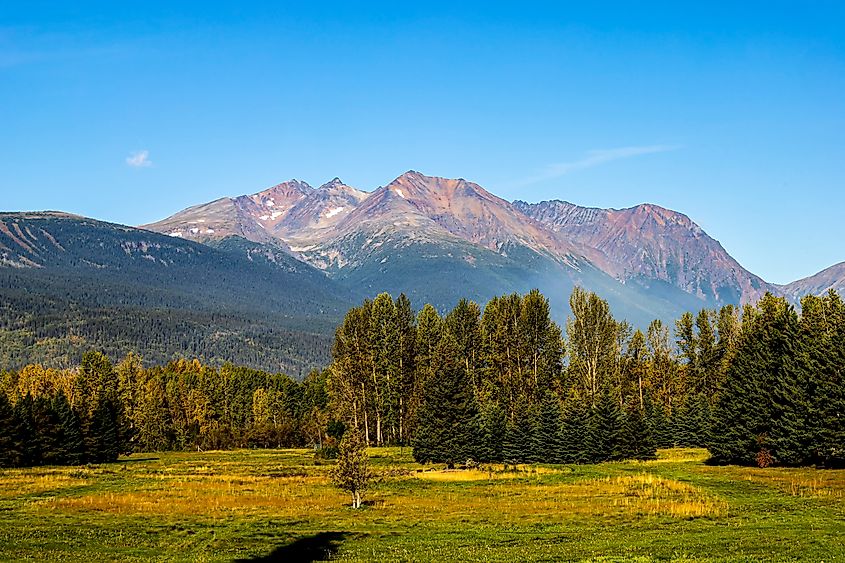 Babine mountains near Smithers BC Canada