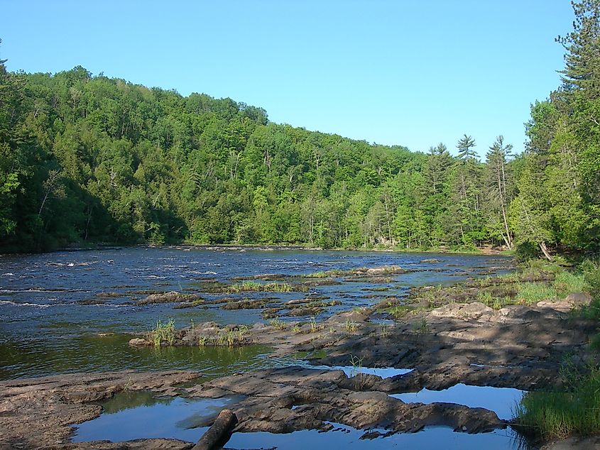 Piers Gorge of the Menominee River