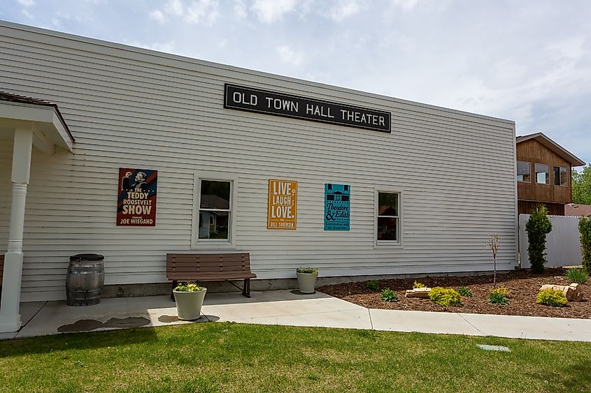 Old Town Hall Theater in Medora