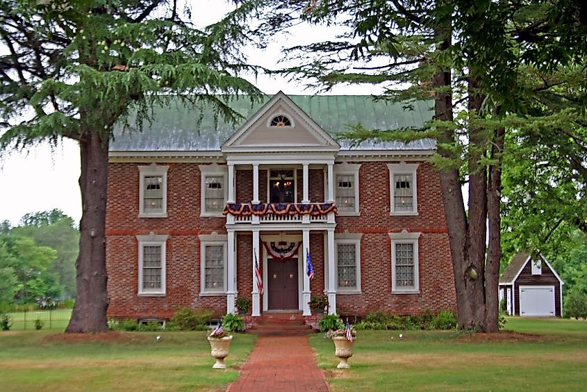 Lansdowne, a historic house in Urbanna, Virginia.