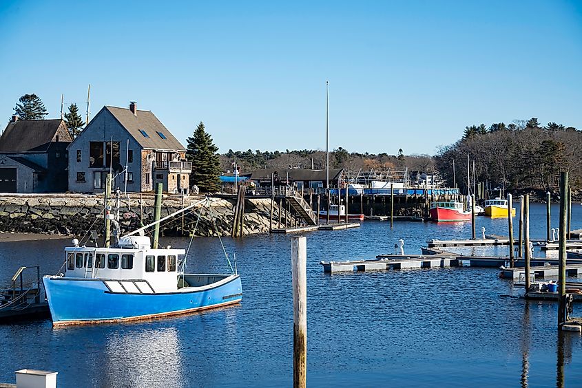 Harbor view in Kennebunkport, Maine.