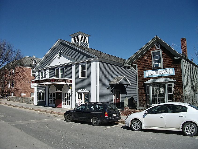 Downtown Peterborough, New Hampshire.