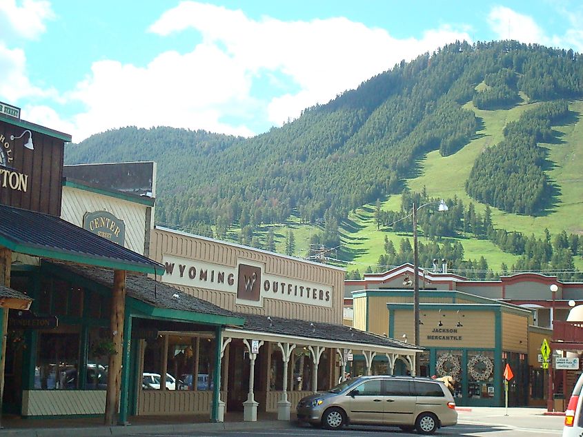 Downtown Jackson, Wyoming.