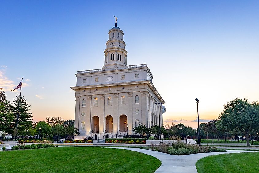 Nauvoo Temple in Nauvoo, Illinois.
