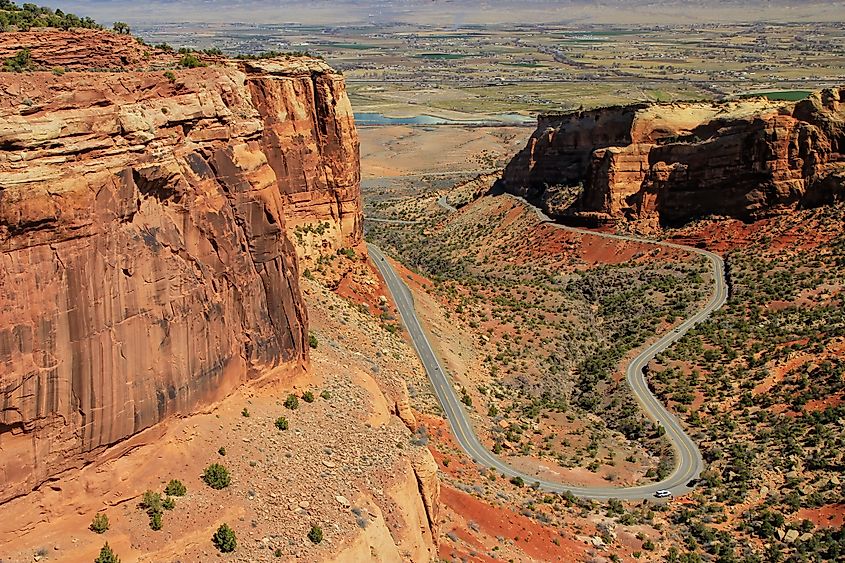 Rim Rock Drive in Colorado National Monument.