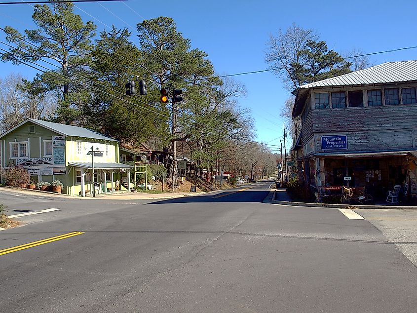 Buildings in Mentone, Alabama