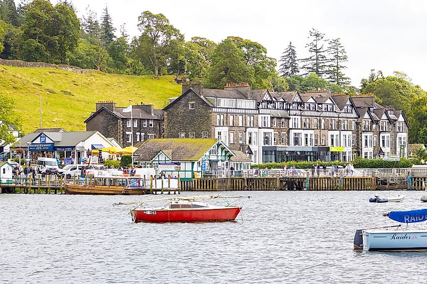 Ambleside Pier in Ambleside, England.