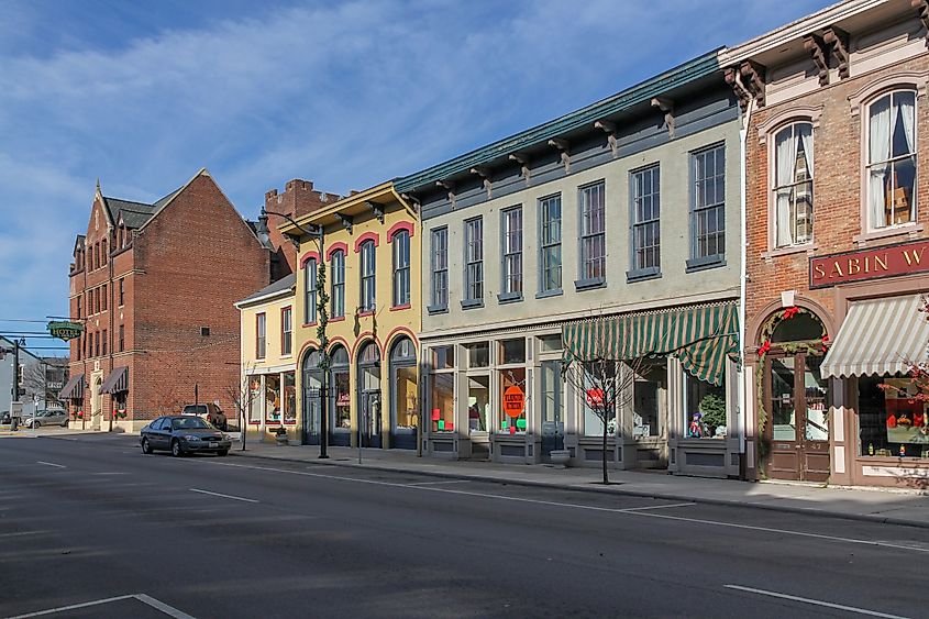 Wilmington Commercial Historic District in Wilmington, Ohio