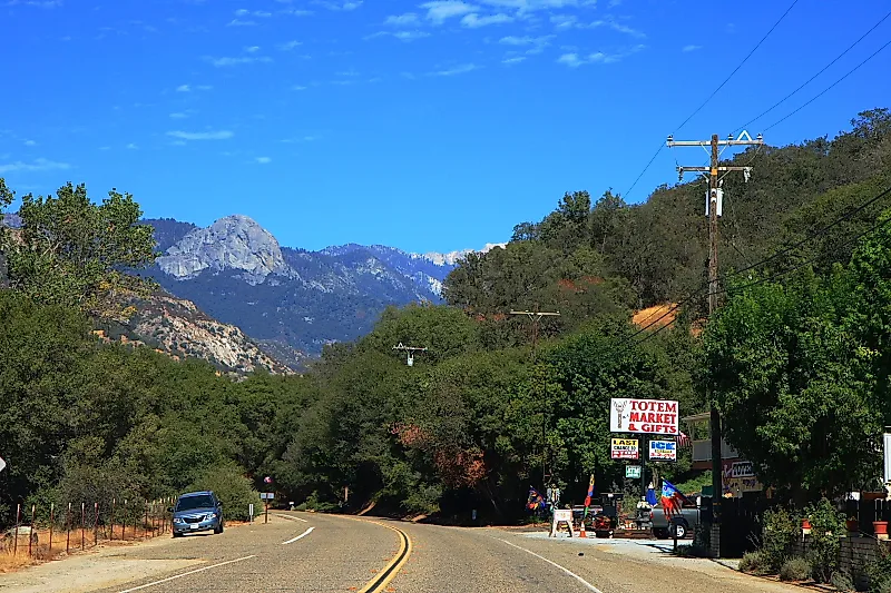 Three Rivers, California.