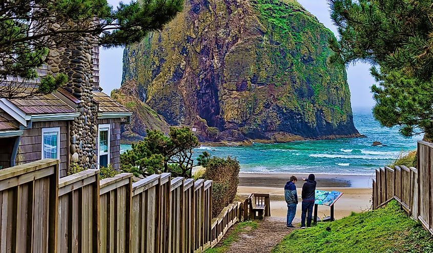 Beach at Cannon Beach, Oregon