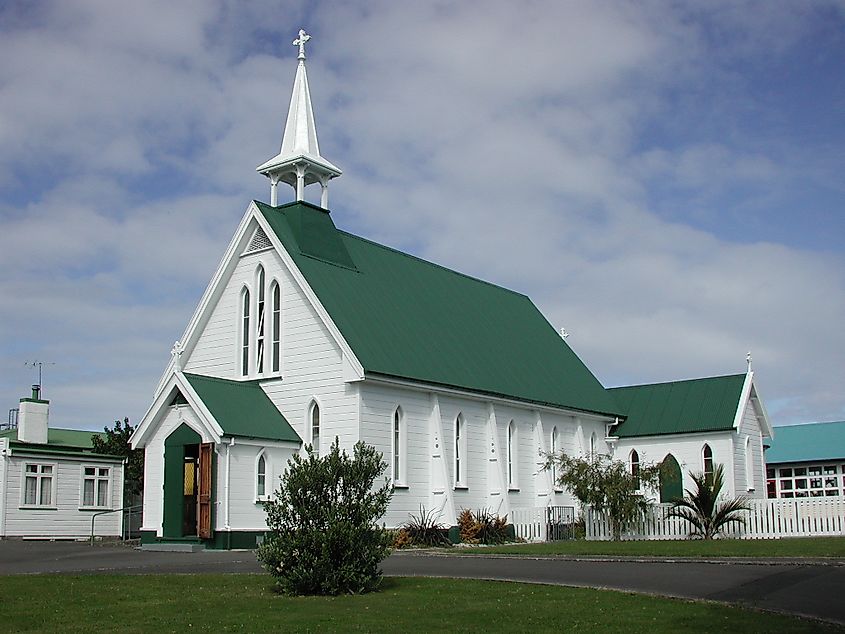 St. Peter’s Church in Wairoa, New Zealand.