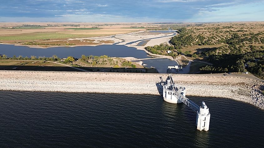 Lake McConaughy near Ogallala, Nebraska.