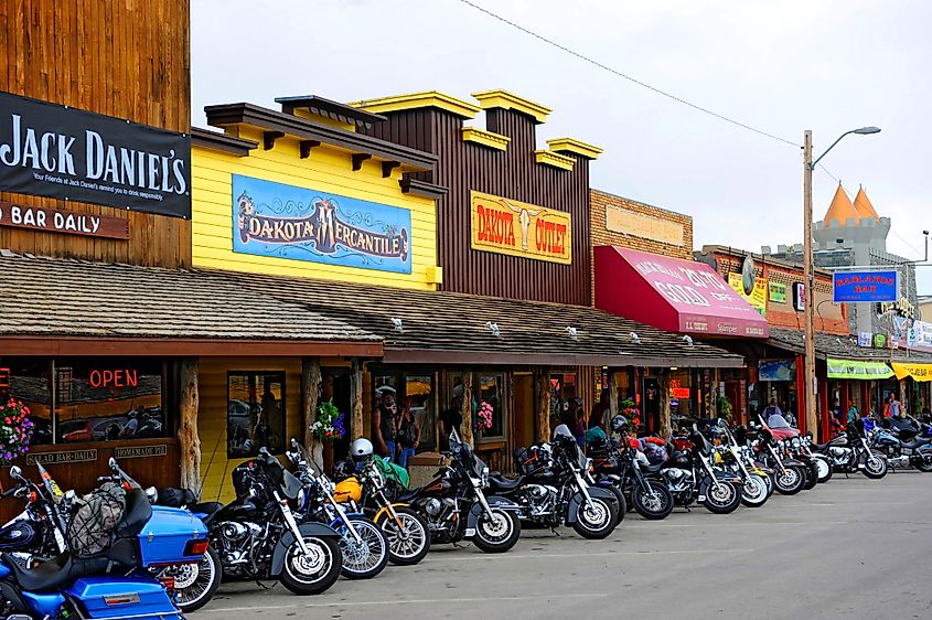 Wall Drug Store located in Wall, South Dakota near the Badlands and Mount Rushmore. Editorial credit: Dennis MacDonald / Shutterstock.com