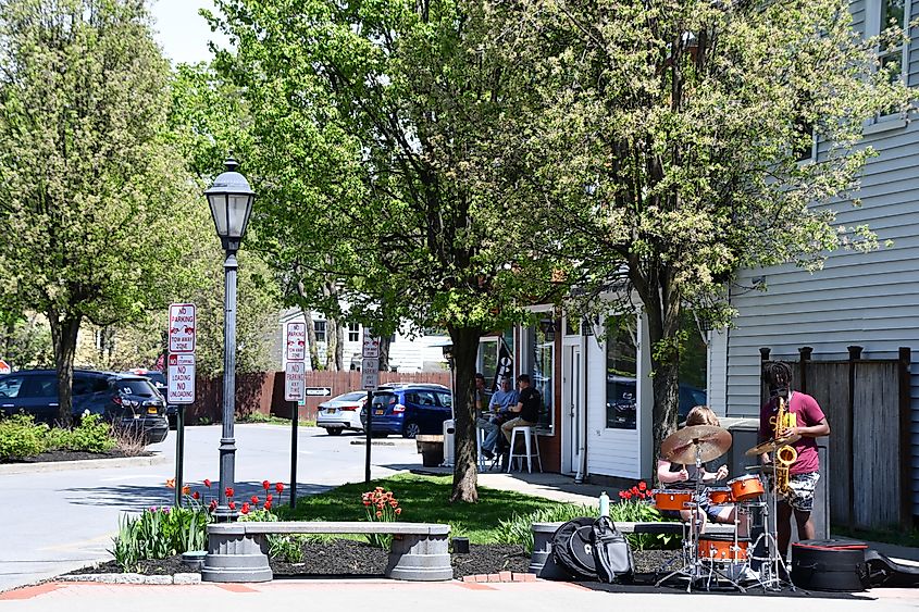 East Market Street in Rhinebeck, New York.