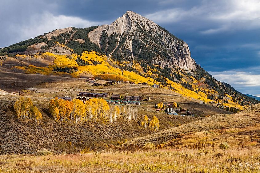 The landscape around Crested Butte, Colorado.