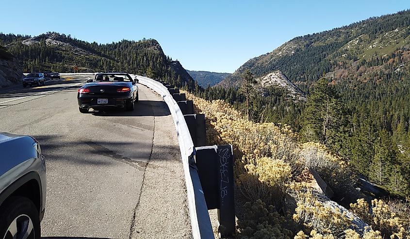 Eldorado National Forest scenic view point