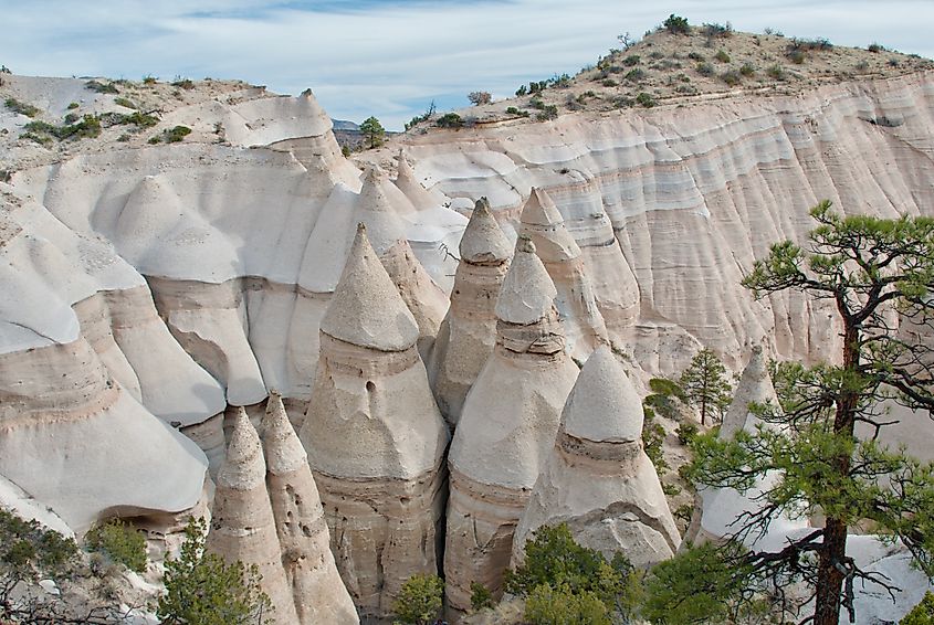 Kasha-Katuwe Tent Rocks National Monument in New Mexico.