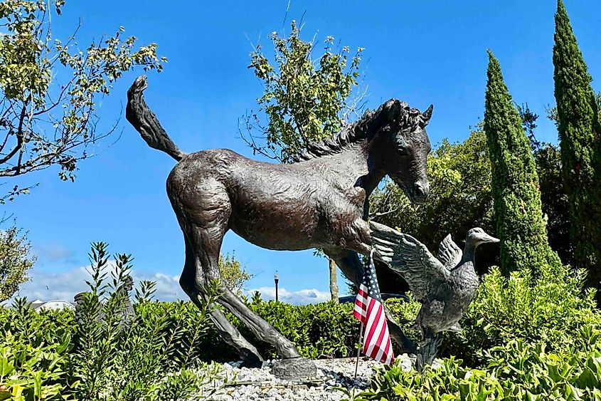 Statue of Misty in Chincoteague hoto image by Bryan Dearsley