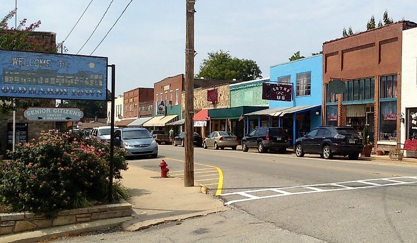 Main Street, Hardy, Arkansas.