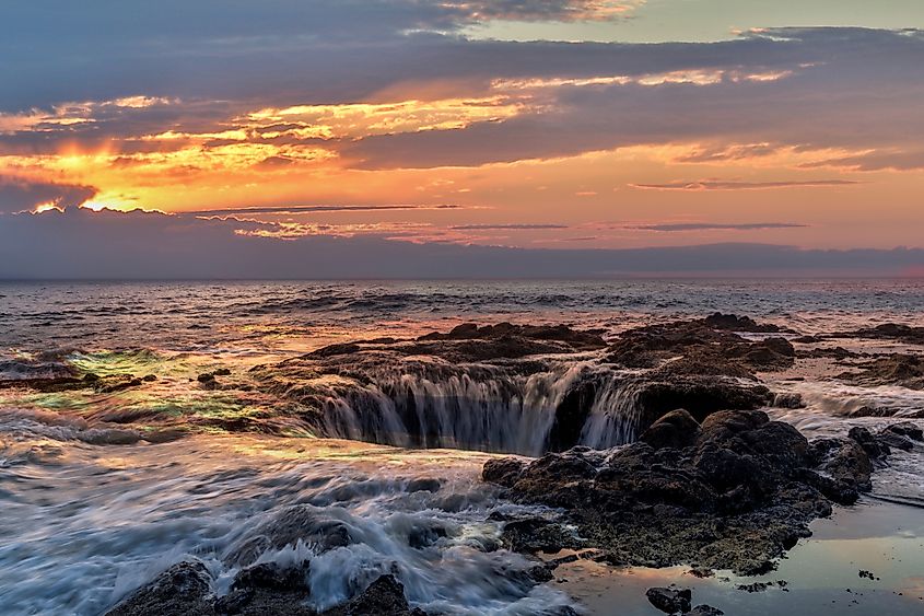 Thor's Well in Yachats, Oregon