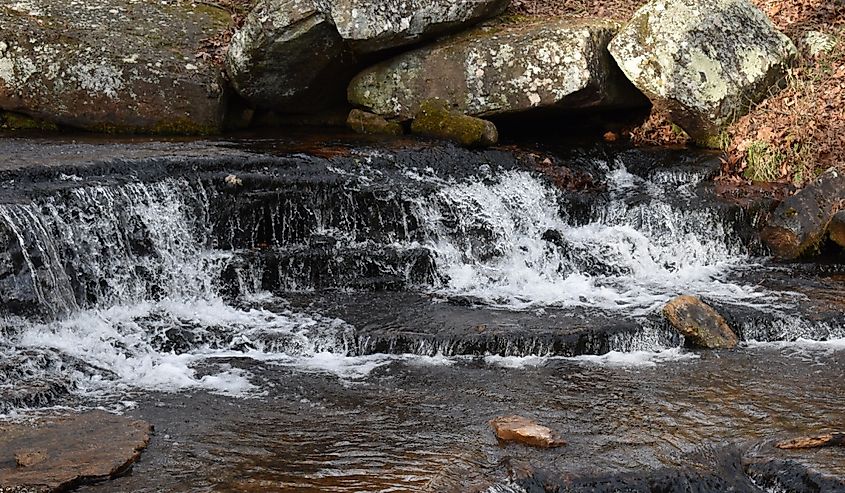 Heber Springs, Arkansas Winter Waterfall