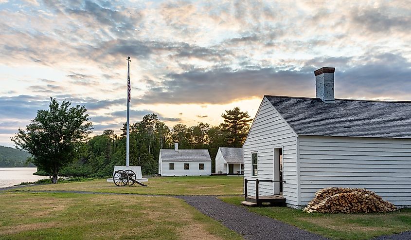 Historic Fort Wilkins in Copper Harbor, Michigan