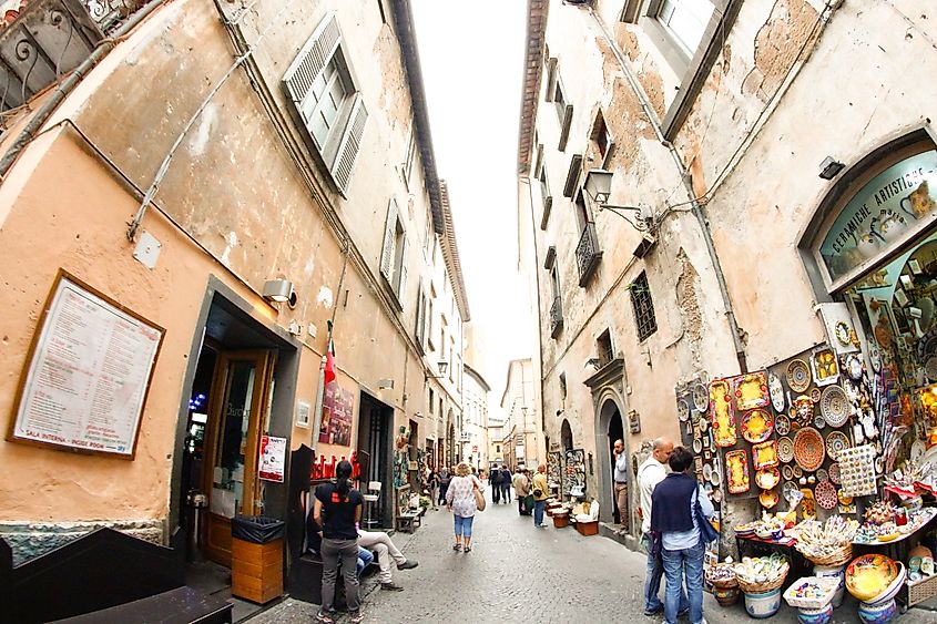Historic architecture of Orvieto.