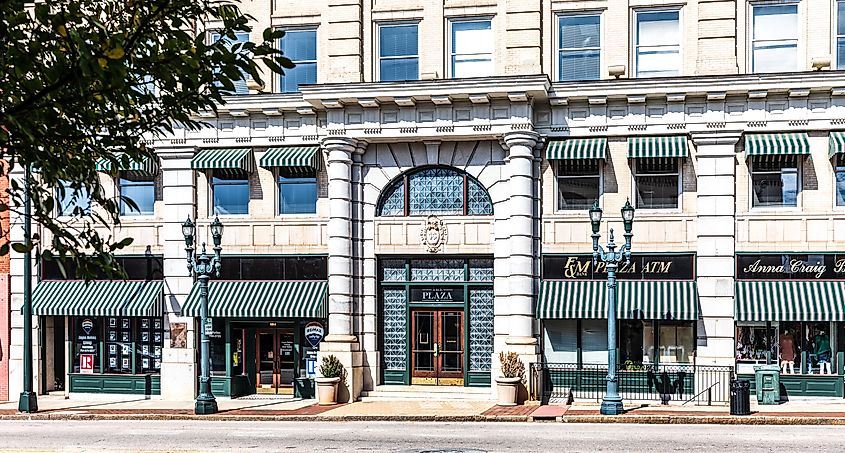 Salisbury, North Carolina: The Plaza Hotel building is now used for apartments, offices, and retail.