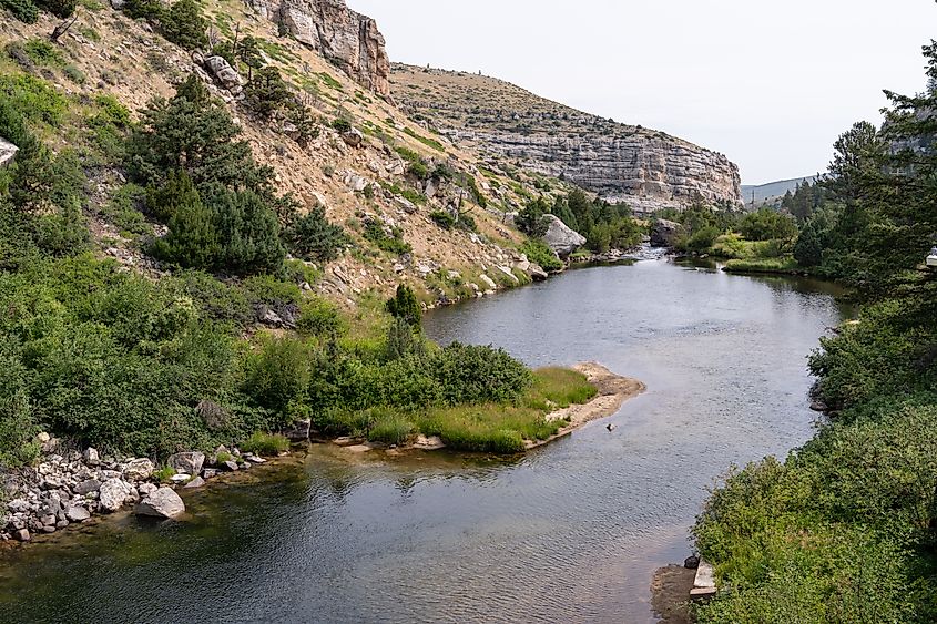 Sinks Canyon State Park in Lander, Wyoming.