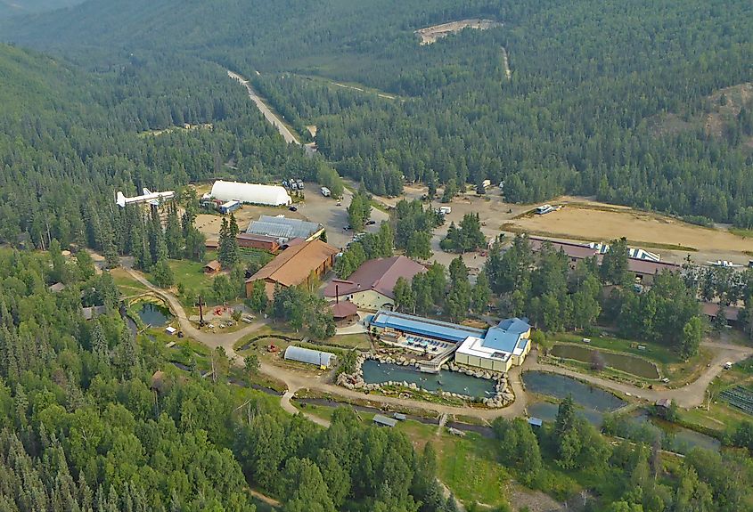 Chena Hot Springs Resort in Alaska.