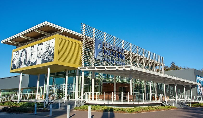 The Grammy Museum Mississippi dedicated to the history of the Grammys in Cleveland city in Bolivar County,