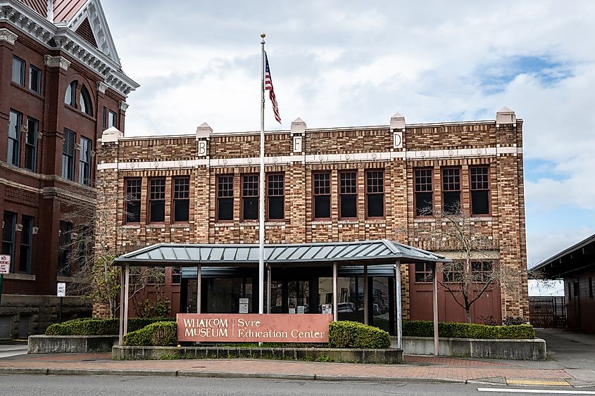 Historic brick building in Bellingham, Washington