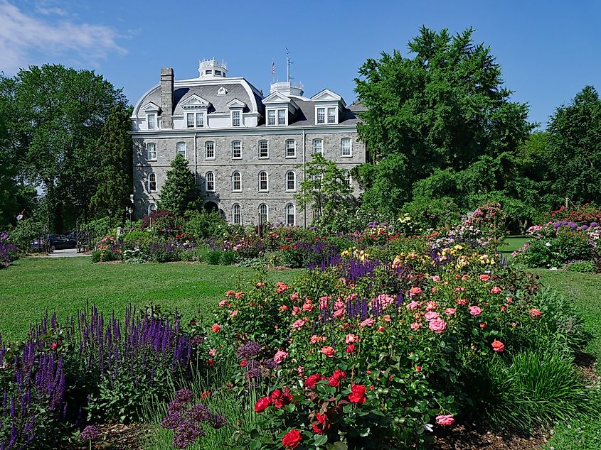 College campus in Swarthmore, Pennsylvania.