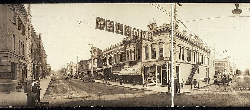 Panoramic View of Hastings, Nebraska