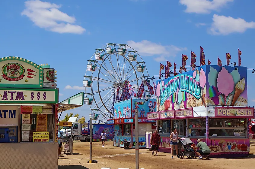 The Gillespie County Fair in Fredericksburg, Texas.