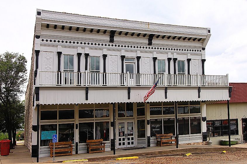 The Old Mercantile Building in Sonora, Texas.