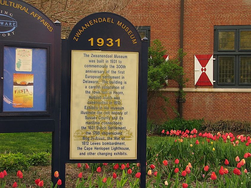 The Zwaanendael Museum in Lewes, Delaware.