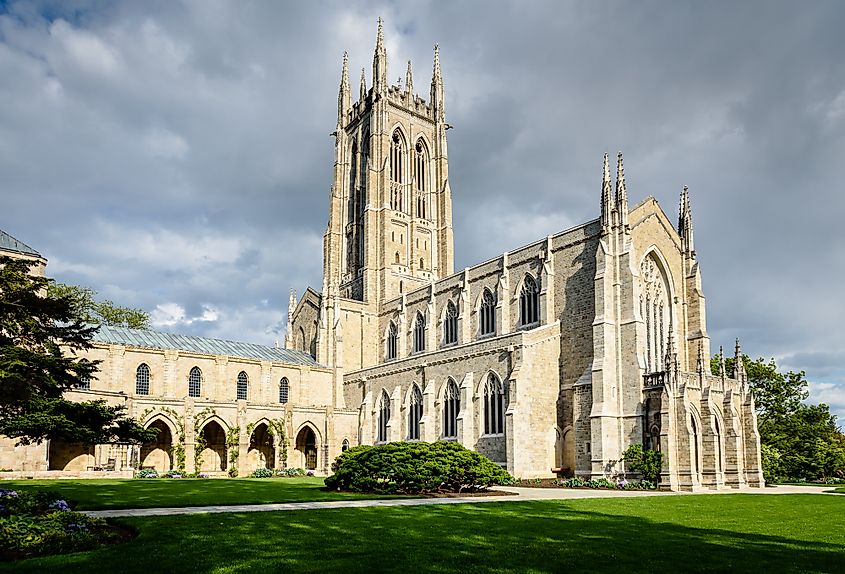 The Bryn Athyn Cathedral in Bryn Athyn, Pennsylvania.
