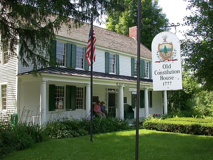 Old Constitution House, where the Constitution of the Vermont Republic was signed. 