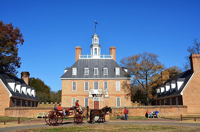 The Governors Palace in Colonial Williamsburg, Virginia