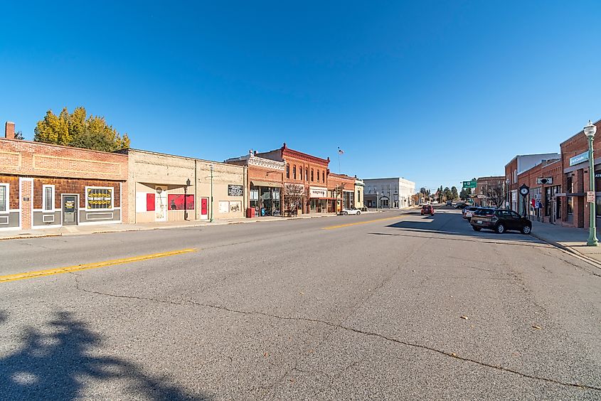 Main Street in Waterville, Washington