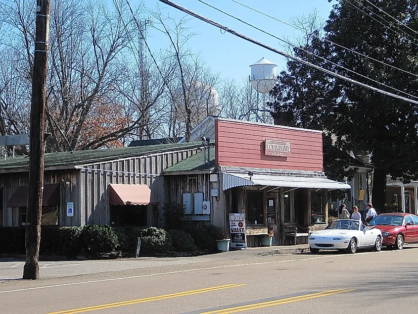 Historic downtown in Germantown, Tennessee.